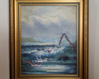 Encounter Across the Bay: Lovecraftian Painting