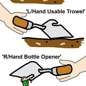 Archaeology Trowel Bottle Opener 'The Key' image 2