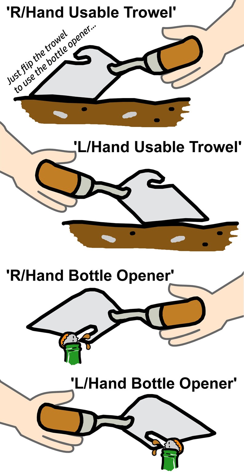 Archaeology Trowel Bottle Opener 'The Key' image 2