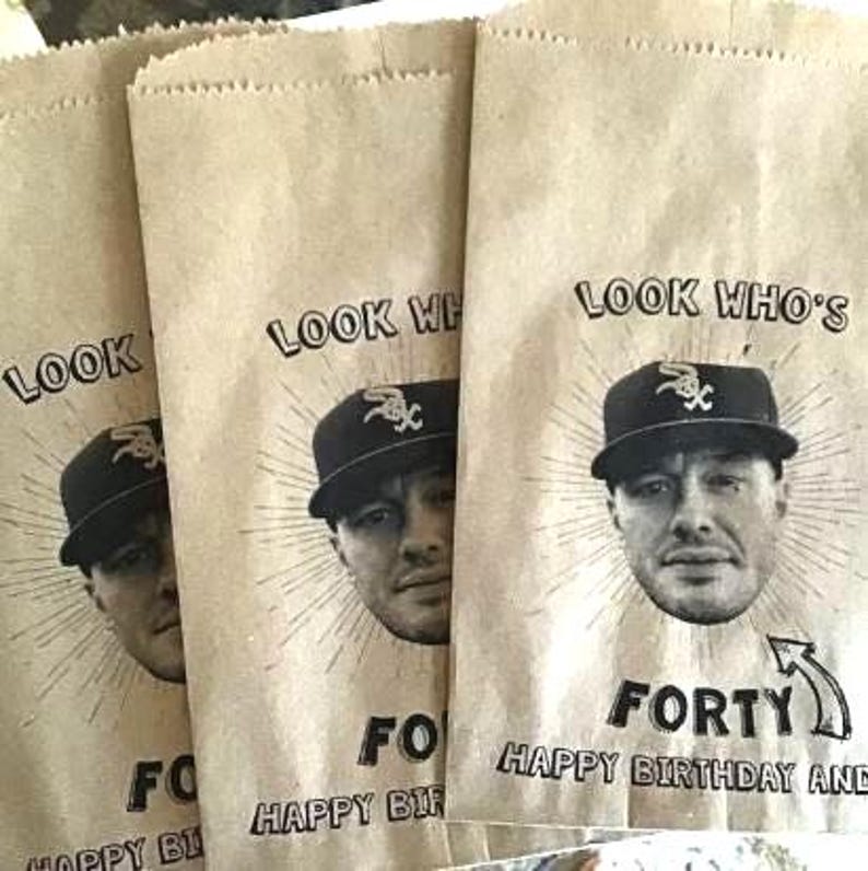 Bolsas personalizadas para regalos de cumpleaños: Bolsas de papel kraft personalizadas para fiestas imagen 10
