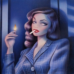 Lauren Bacall, giclee print on fine art paper