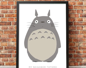 Minimalistyczny plakat do filmu anime - pobierz grafikę cyfrową
