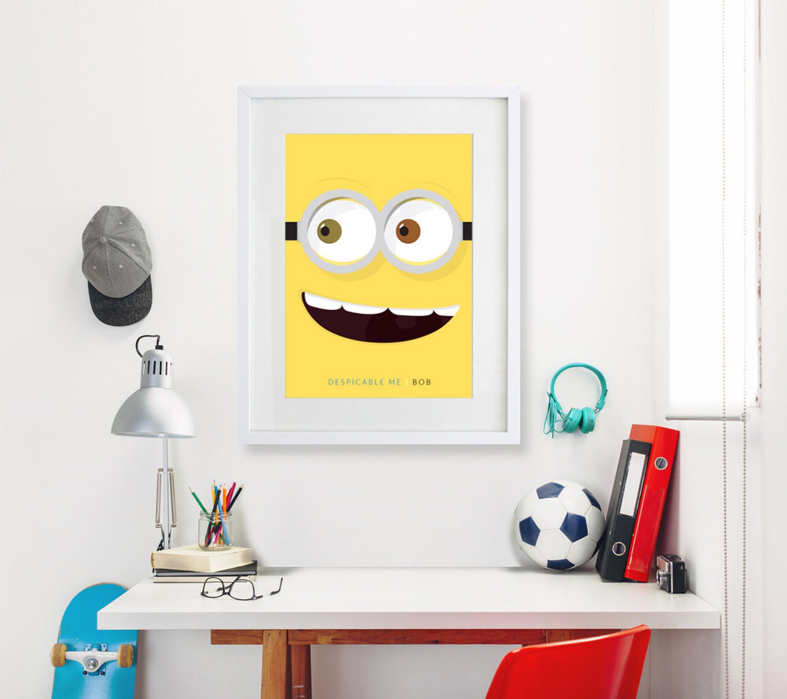 Minion Bob - Despicable Me - Minimal Fan Poster Instant Download - Etsy