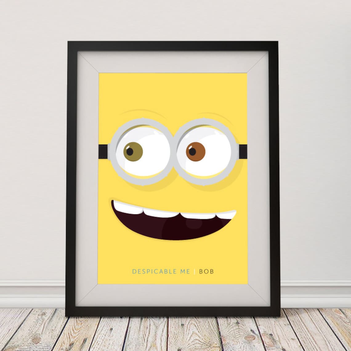 Minion Bob - Despicable Me - Minimal Fan Poster Instant Download - Etsy