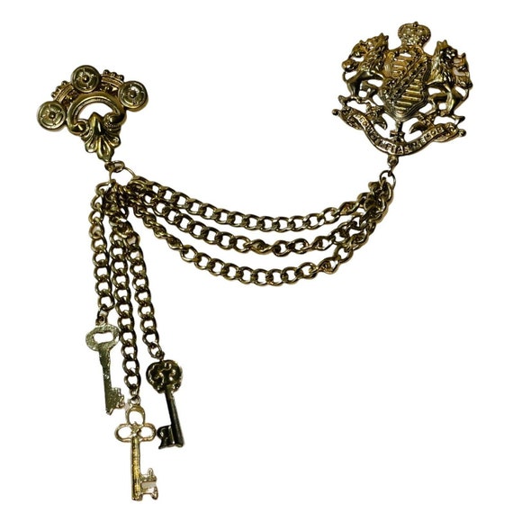 Rare Vintage Providentiae Memor Lion Crown Keys C… - image 1