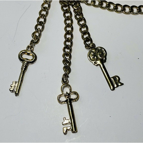 Rare Vintage Providentiae Memor Lion Crown Keys Chain… Gem