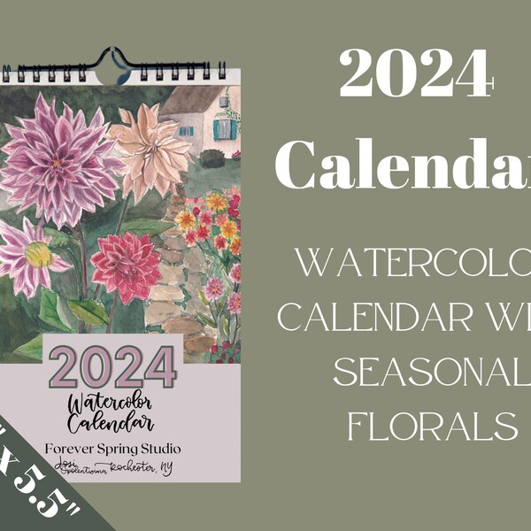 Cottage Calendar - Etsy