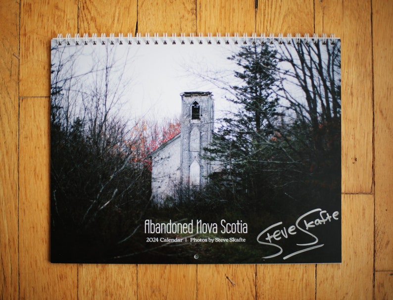 Abandoned Nova Scotia / 2025 Calendar SIGNED COPY Etsy Canada