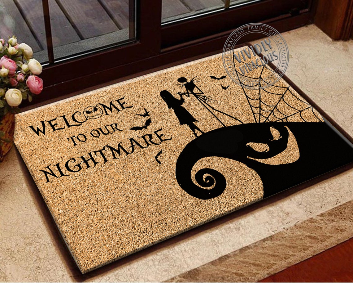 To Our Nightmare Doormat Horror Movie Doormat Etsy