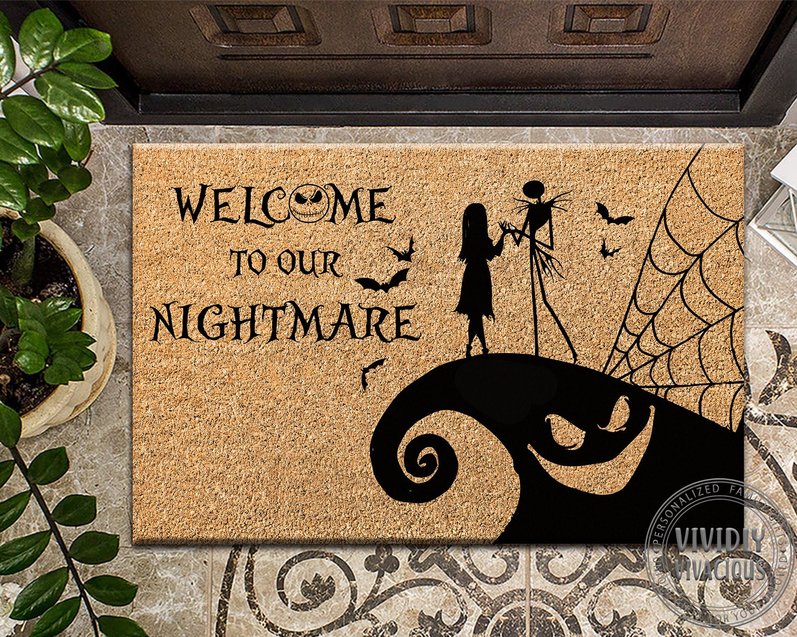 To Our Nightmare Doormat Horror Movie Doormat Etsy