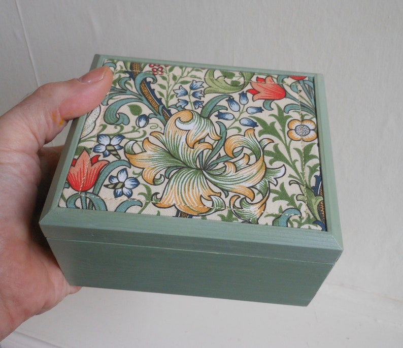 William Morris Print Jewellery Box/keepsake Box/storage Etsy