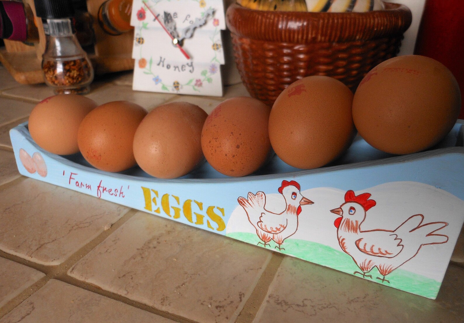 Chicken/hen Egg Storage Rack/hen Egg Holder/chicken Egg Etsy UK