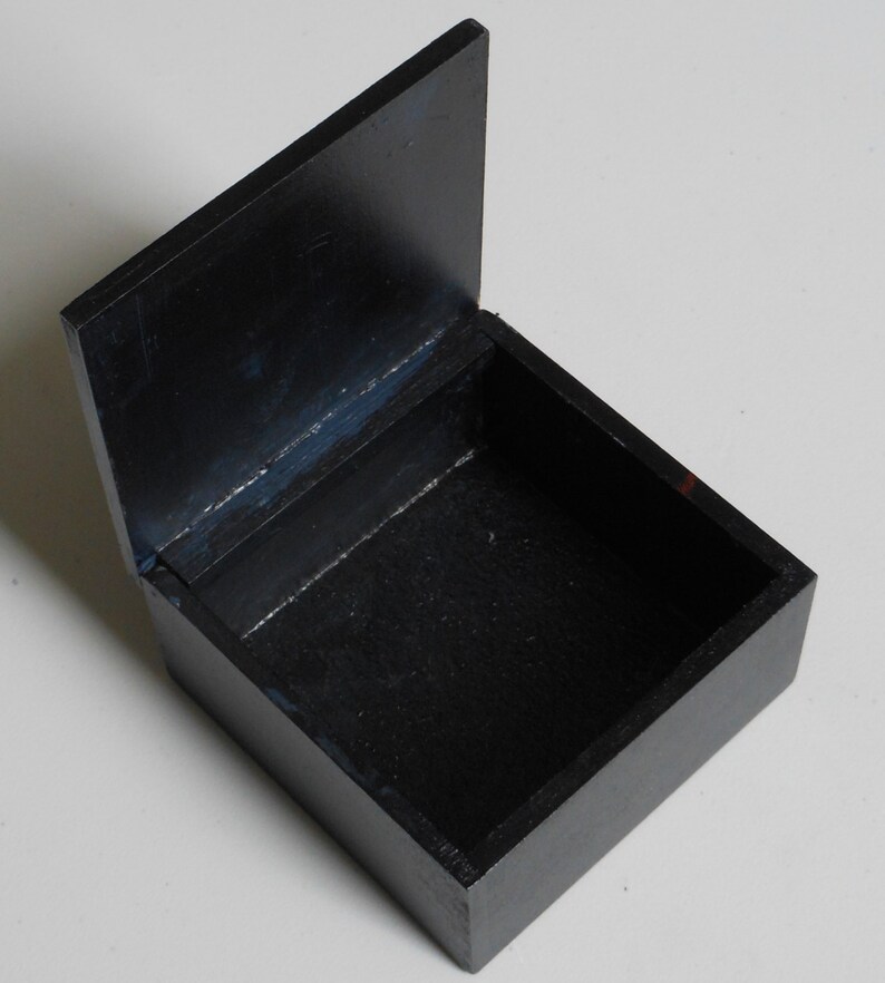 Bat/spooky/gothic Box/wooden Box/gothic/black Silhouette Etsy UK
