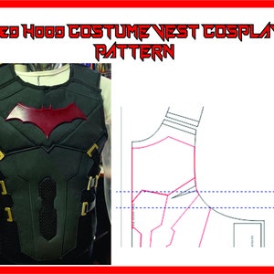 DC Red Hood Cosplay Weste &quot;&quot;MUSTER NUR&quot;&quot;&quot;
