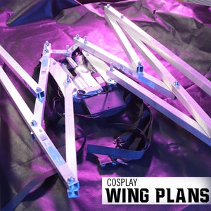 Cosplay DOWNLOADABLE  wing Plans (digital plans and guide)