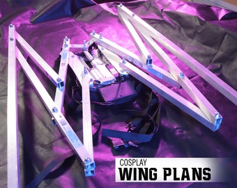 Cosplay DOWNLOADABLE  wing Plans (digital plans and guide)