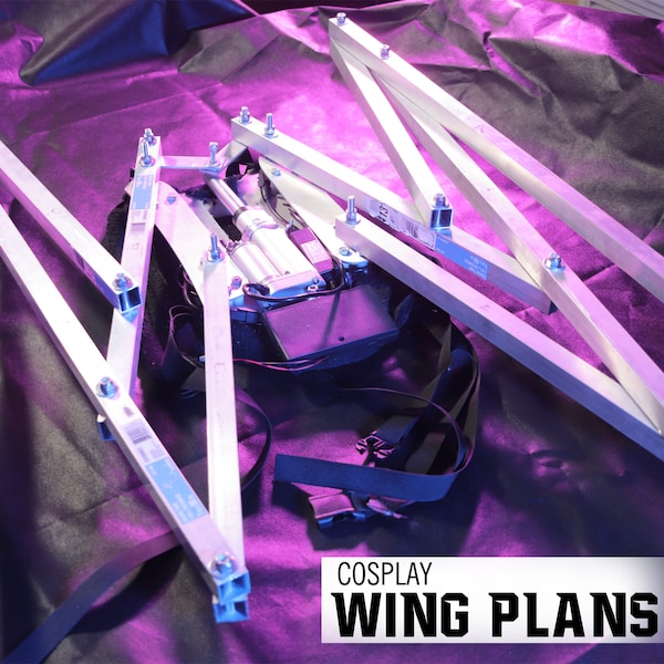 Cosplay DOWNLOADABLE  wing Plans (digital plans and guide)