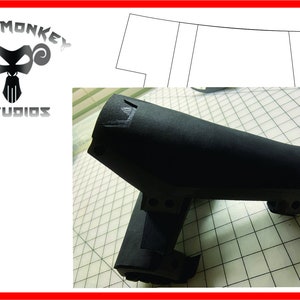 Foam Bracer/gauntlet  &quot;PATTERN ONLY&quot;