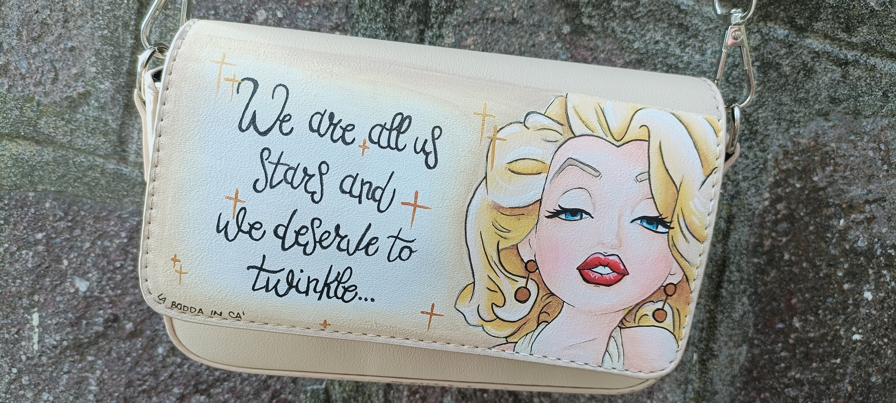 Sac Fourre-tout Rétro Boho Marilyn Monroe - 6,5 X 9 Pouces, Fermeture éclair, Neuf Avec étiquettes, Style Cool