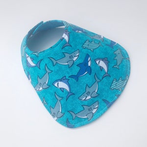 012, Reversible Baby Bib for Baby Boy, Shark Baby Bib, Baby Boy, Shark Week Baby Bib, Baby Boy Sharks, Baby Shark, Cute Bib, Water Baby