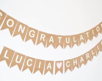 congrats banners etsy