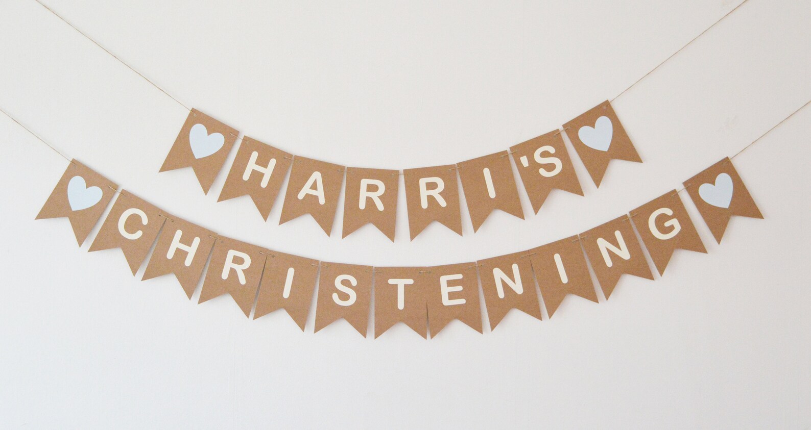 Personalised Christening Decorations Baptism Banner Bunting Etsy UK