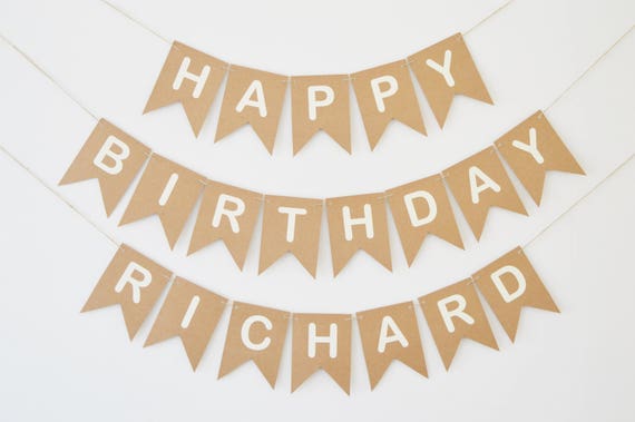 1st Joyeux Anniversaire Bunting Bannière Décoration âge un personnalisé
