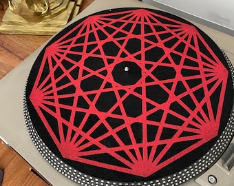 Vinilo antideslizante para discos King Gizzard and The Lizard Wizard Nonagon Infinity