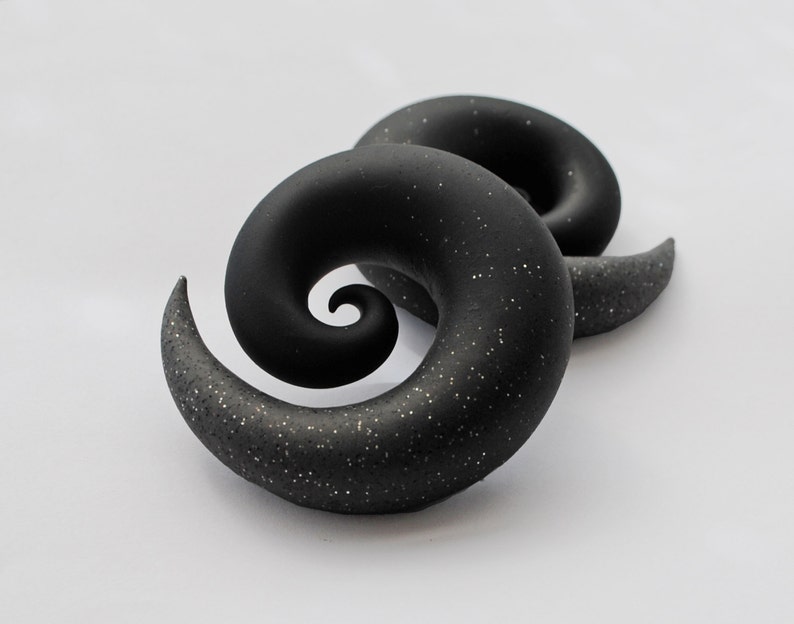 58 34 0g 1116 78 1 Gauges Fake Dark Ombre Gauges For Stretched Lobes 916 2g 12 00g 716 Gauged Earrings