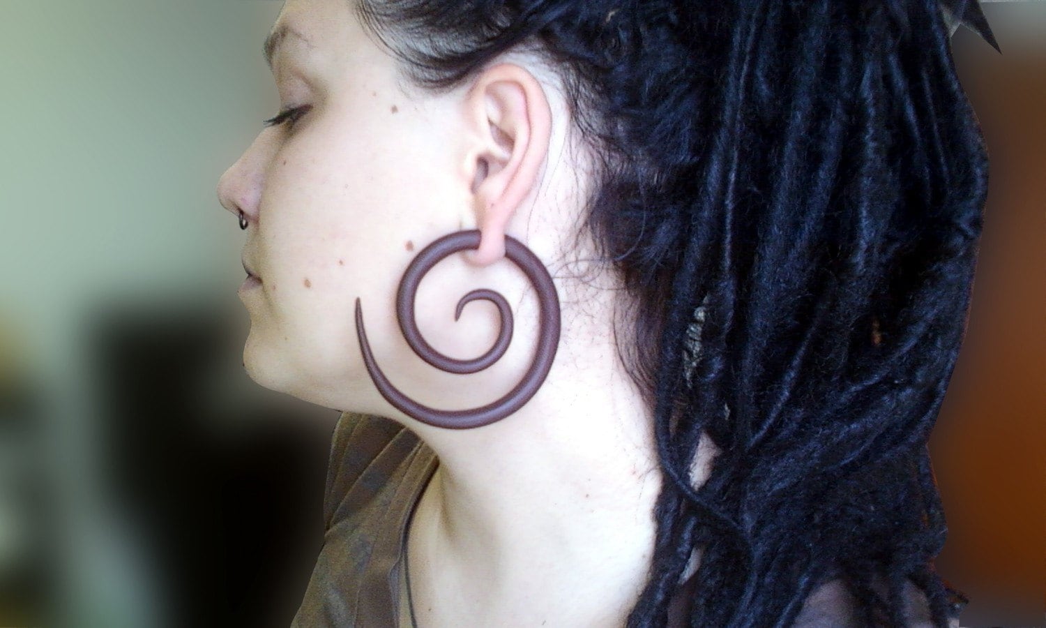 Large Spiral Gauges Handmade From Polymer Clay Fake 4g 2g Etsy Norway