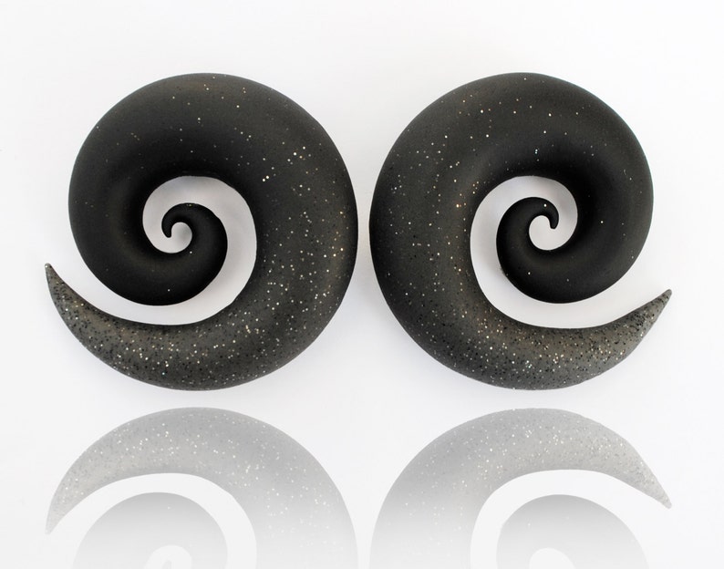 58 34 0g 1116 78 1 Gauges Fake Dark Ombre Gauges For Stretched Lobes 916 2g 12 00g 716 Gauged Earrings