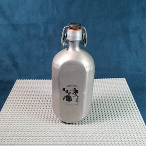 Botella de Cristal para Agua con Tapón Mecánico Personalizable
