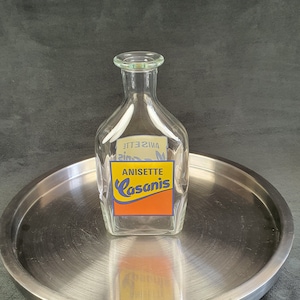 CASANIS | Glass CASANIS advertising water carafe | vintage french 1960s