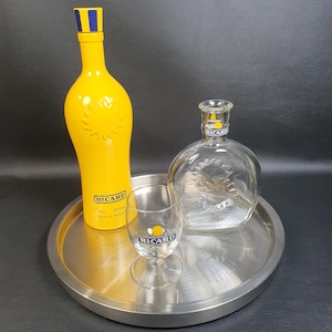 RICARD | RICARD water carafe with a promotional balloon glass for Pastis RICARD | Vintage barware made in France 2000s