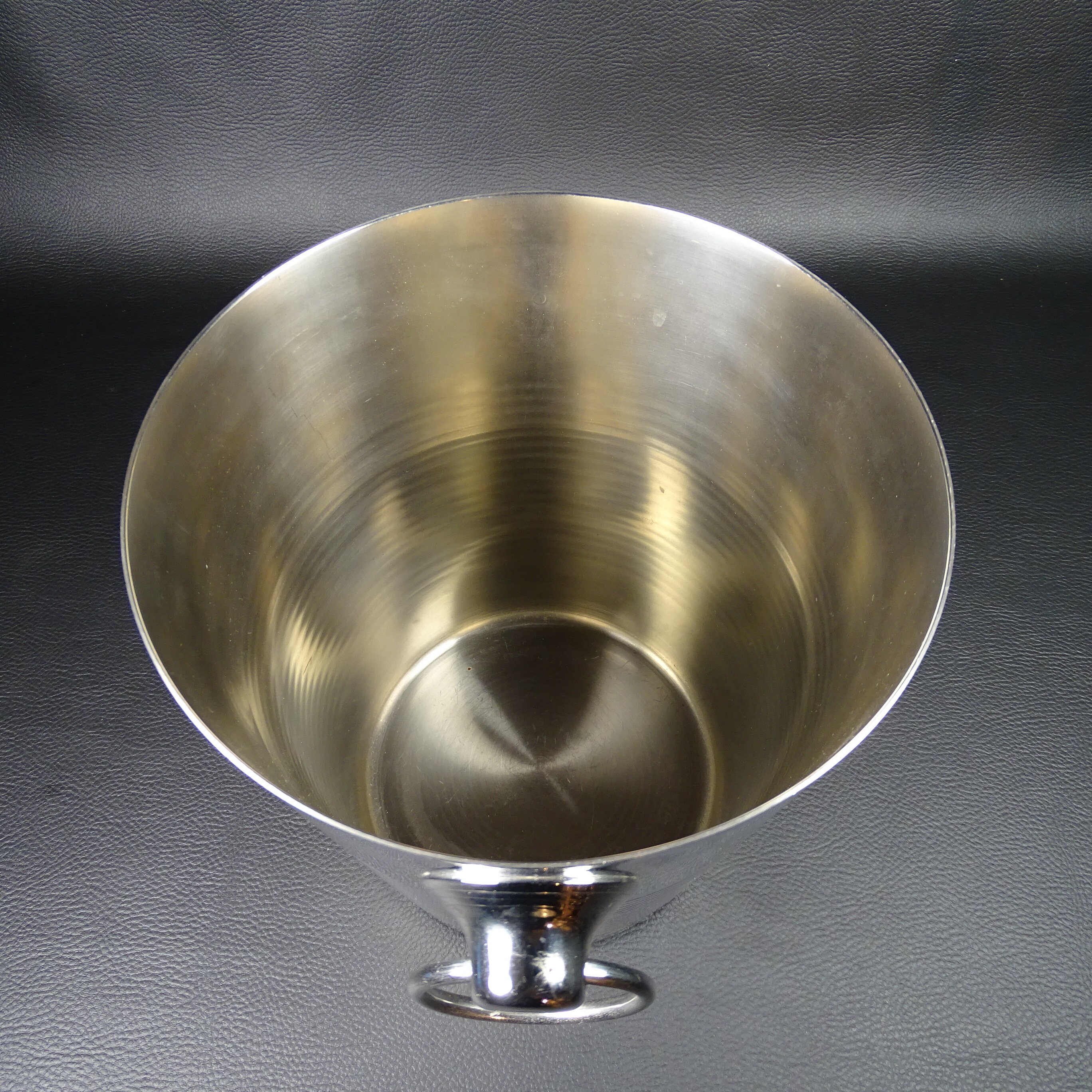 Seau à Glace LETANG REMY Inox 18/10 - Pour Champagne Ou Vin, H21 Cm, Made In France