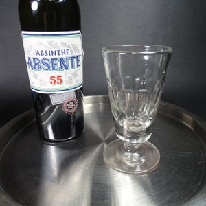 ABSINTHE | Old absinthe glass | Vintage French bistro Made in France 1950