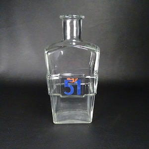 PASTIS 51 | Advertising water carafe PASTIS 51 in glass | vintage french 1960s