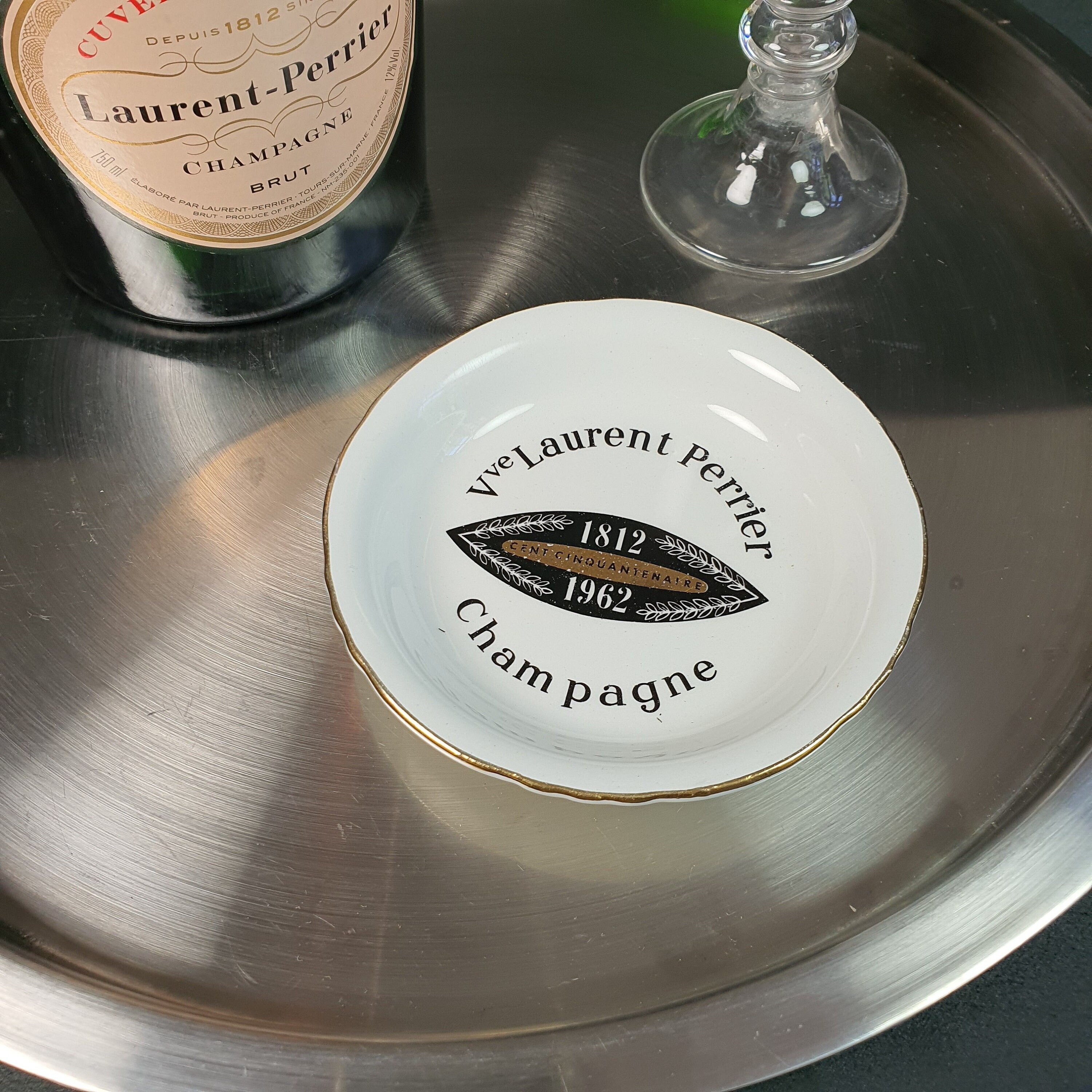 French Perrier Jouet Ashtray - Etsy
