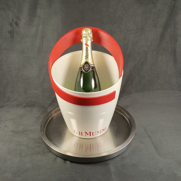 MUMM | Seau à Champagne rafraichissoir "Georges"  pour bouteille de champagne MUMM | Designer Patrick JOIN  | France Reims 2000