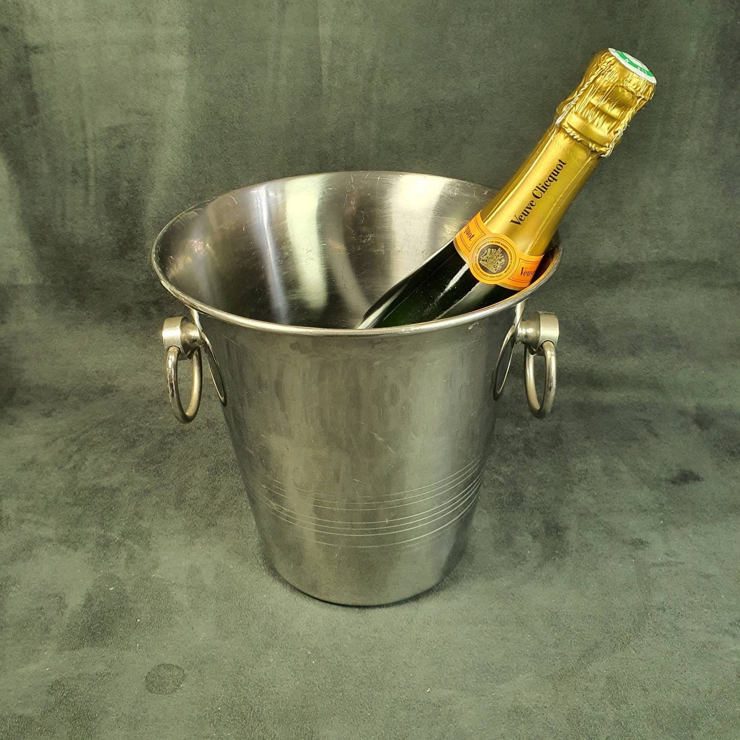 Ancien Seau à Champagne en Inox Guy Degrenne