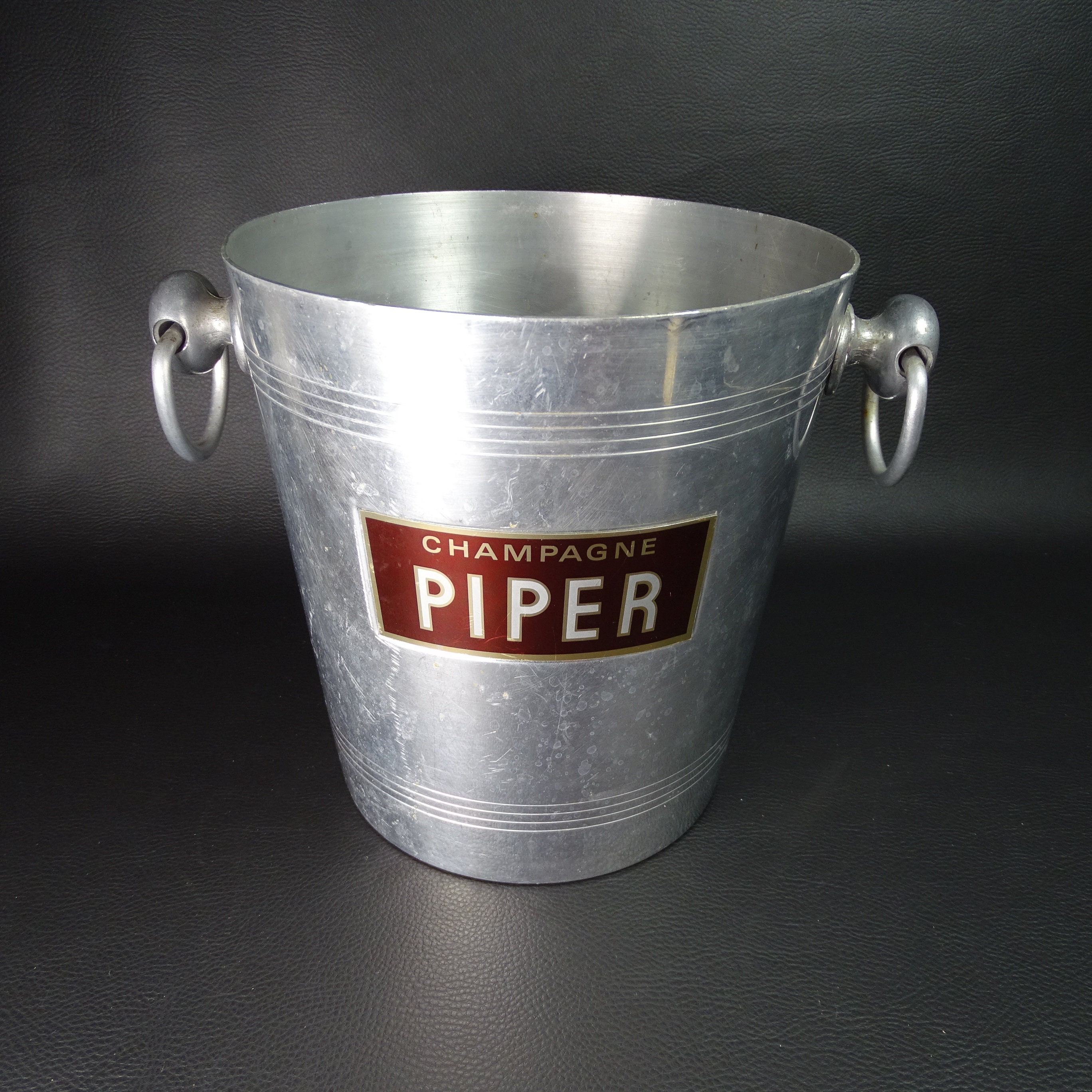 Seau à Champagne Piper Heidsieck Argit - Métal Argenté - Art Déco Années 1920-1949