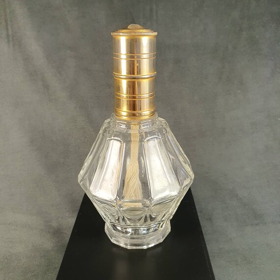 Lampe Berger Art Déco En Verre à Facettes – Vintage Et élégante, Parfaite Pour Ambiance Rétro
