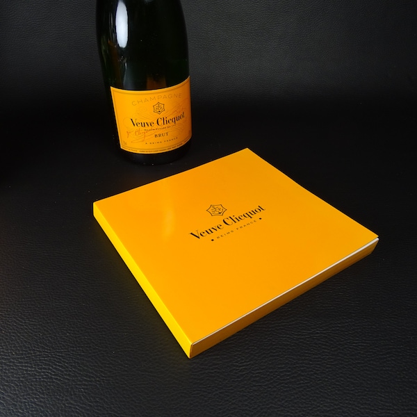 VEUVE CLICQUOT | Small square advertising notebook Veuve Clicquot Ponsardin VCP | 100 Blank Pages | Champagne Reims France 2000