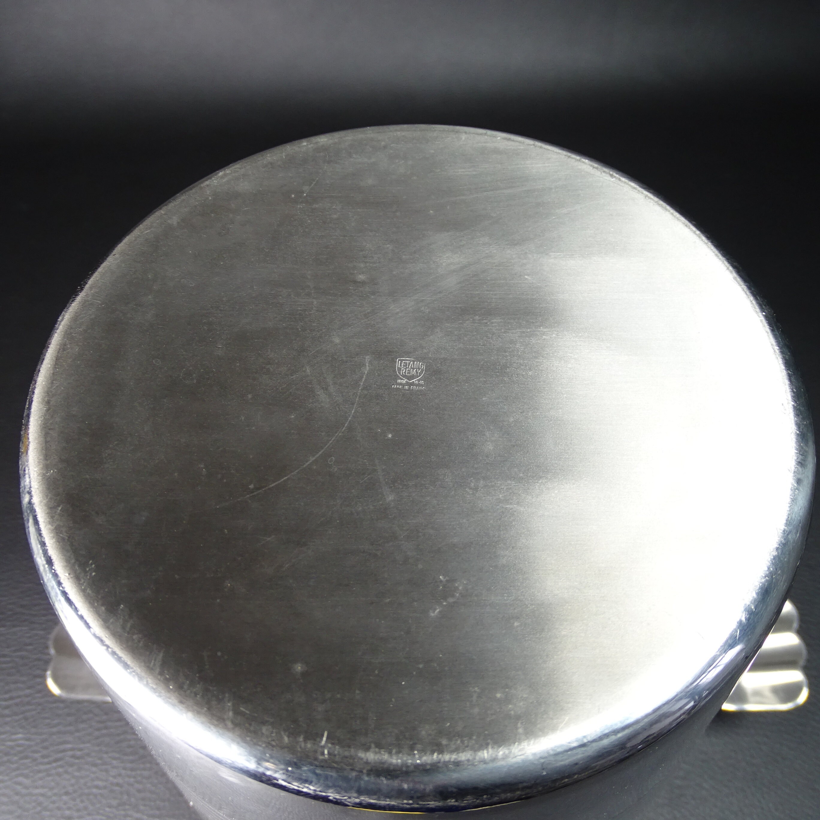 SEAU A CHAMPAGNE GLAÇONS DESIGN 1970 VINTAGE Inox 18/10 LETANG REMY