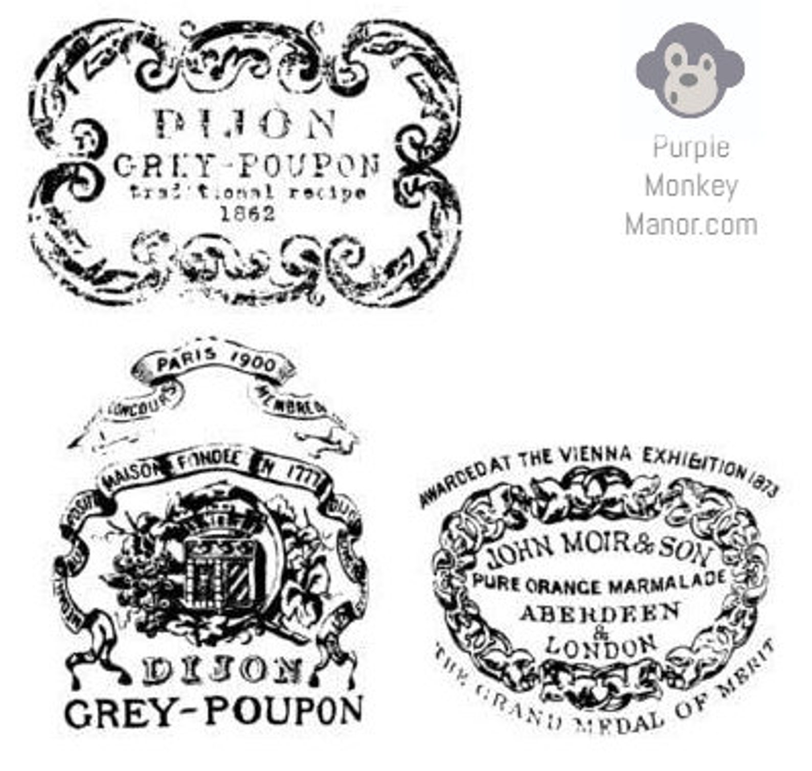 Crockery Stamp by IOD Etsy