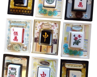 Mahjongg Refrigerator Magnets