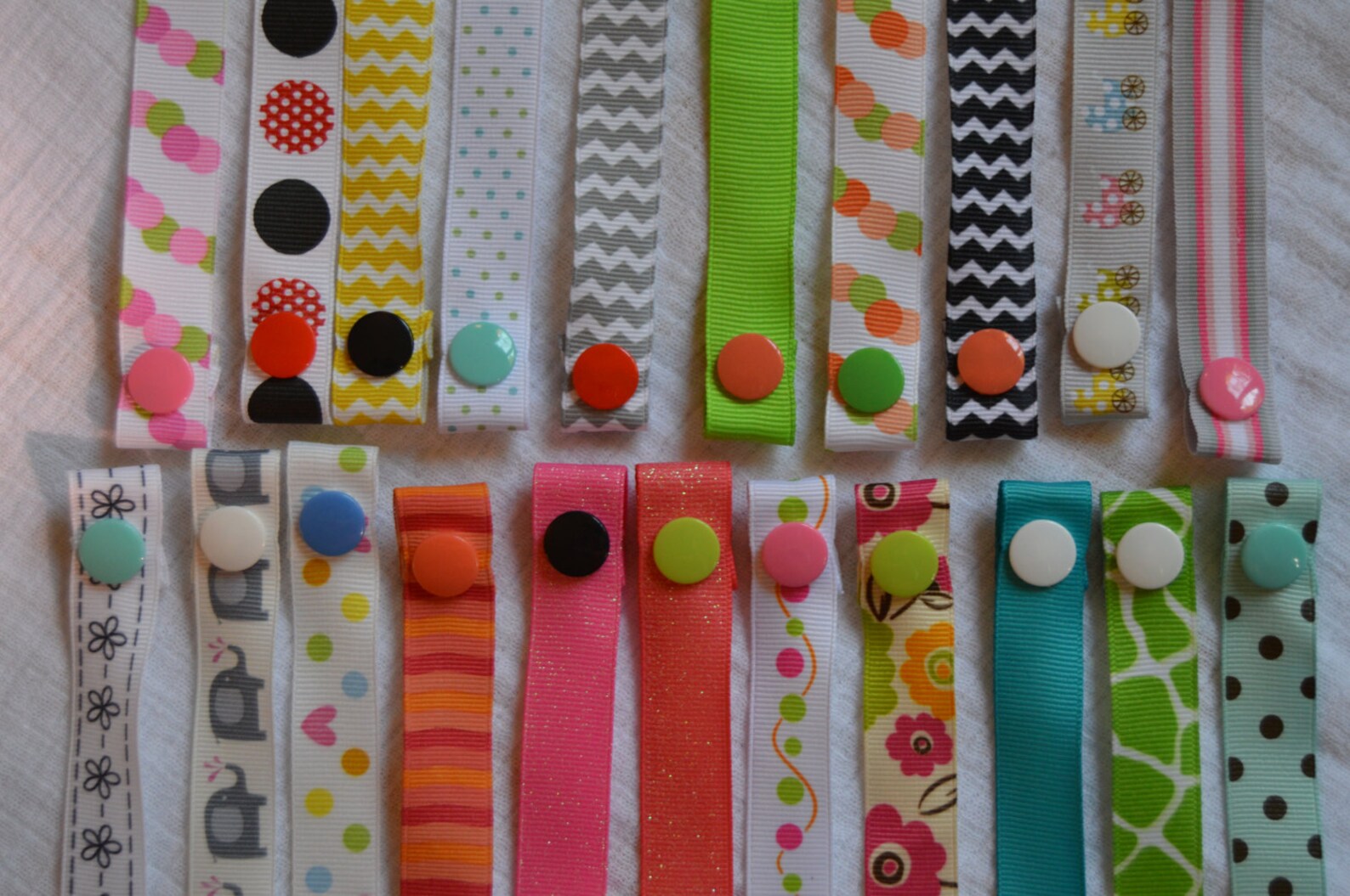 Baby Pacifier Clip Holder Three Clip Set Customize strap Etsy