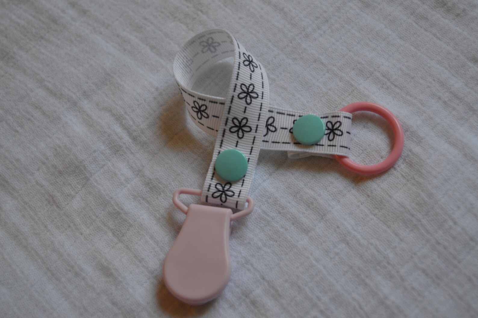 Baby Pacifier Clip Holder Three Clip Set Customize strap Etsy