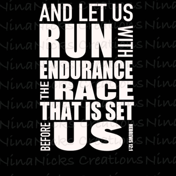 Run with Endurance PNG