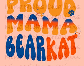 3 PNGs- Proud Bearkat- Mama-Nana-Auntie